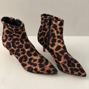 Betsy Johnson Leopard Print Bootie.